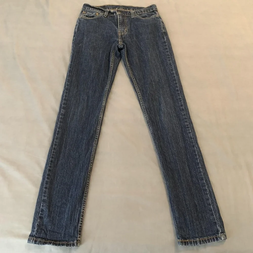 Levis 511 Jeans Mens 29x32 Blue Medium Wash Slim Taper Stretch Denim Pants